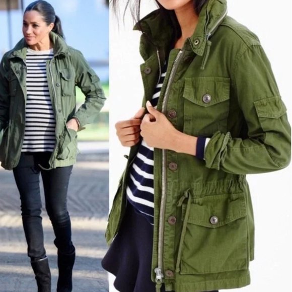 J. Crew Jackets & Blazers - J Crew Field Mechanic Utility Jacket Green Size Small E0945